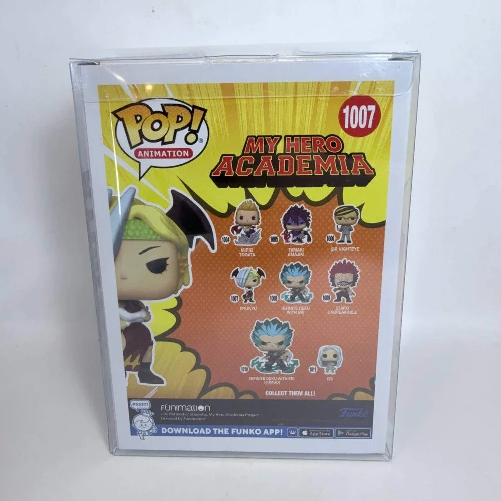Funko Pop Ryukyu 1007 My Hero Academia Signed Katelyn Barr COA Inscribed